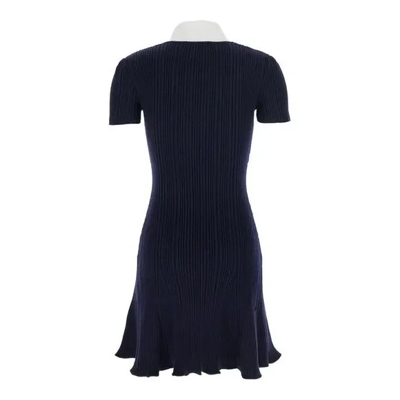 knit boho dress Mable Pauline Taupe Ribbed Bodycon Midi Dress - Size S main image 1